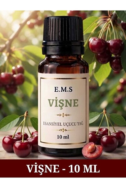 E.M.S AVM VİŞNE Esansiyel Uçucu Yağ Buhurdanlık Yağı Difüzör Esansı Oda Kokus...