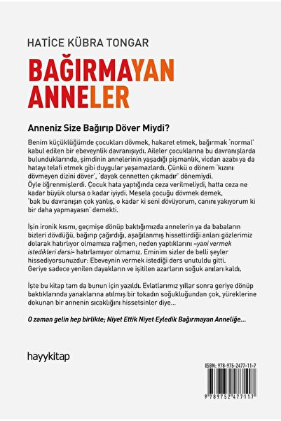 hayykitap Bağırmayan Anneler - Hatice Kübra Tongar