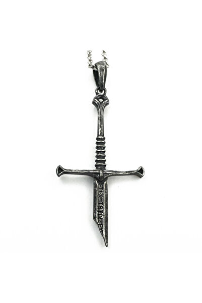 Choice A The broken sword necklace from the movie "The Lord of Nasir", the Ar...