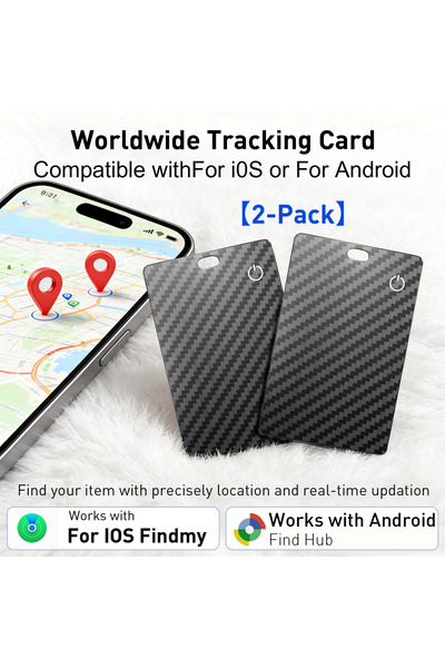 Choice قطعتان من بطاقة تتبع ذكية بتقنية GPS لنظامي iOS وأندرويد - جهاز تنبيه ...