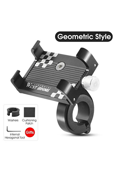 Choice Style D WEST BIKING Cycling Phone Holder Lightweight Aluminum Alloy Bi...