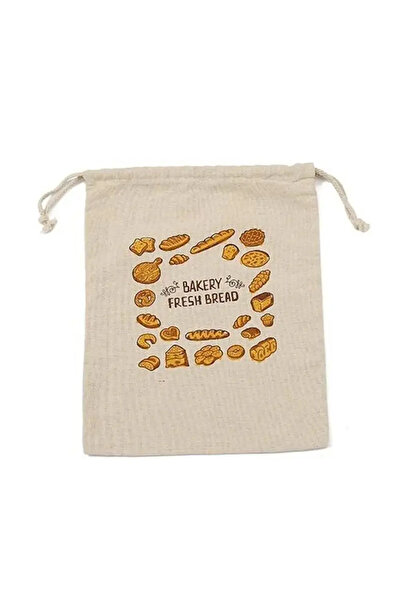 Choice Style B Linen Bread Bags Reusable Drawstring Large Washable Storage Fo...