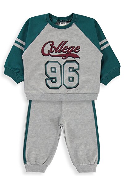 Civil Baby College Printed 6-18 Month Set - Green