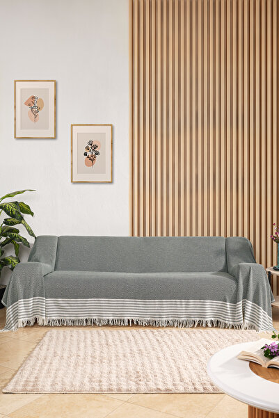 Miracolo Home غطاء سرير أريكة أريكة أخضر بطول 3 أمتار من القطن الناعم بتصميم ...