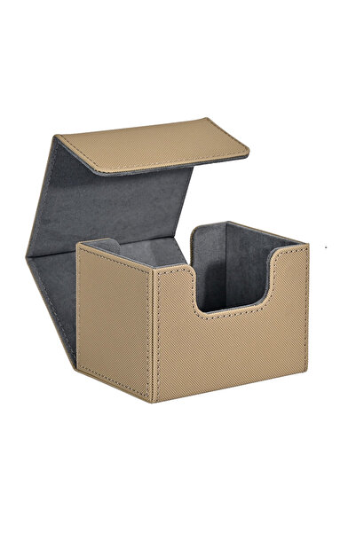 Choice12 Sand Card Deck Box, Card Storage Box Fits 100 Single Sleeved Cards, ...