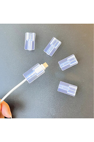 Choice 5pcs 3cm 5pcs Soft Silicone Charger Cable Winder Fast Charging Cable P...