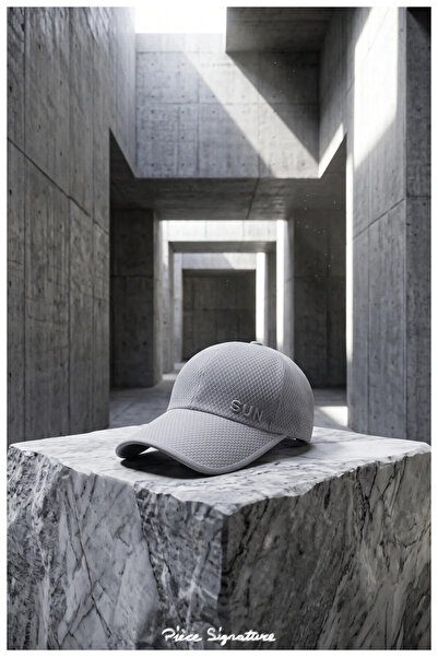 PIECE SIGNATURE Micro Hat with Long Visor, Full Mesh, for Women and Men
