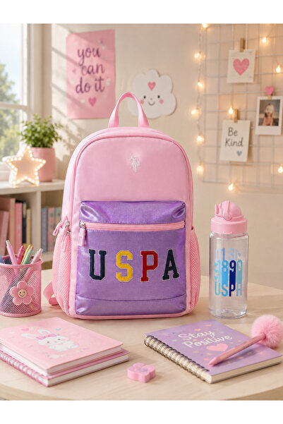 U.S. Polo Assn. U.S. Polo. Assn. Kız Çocuk Okul Çanta Seti PLSET242707206