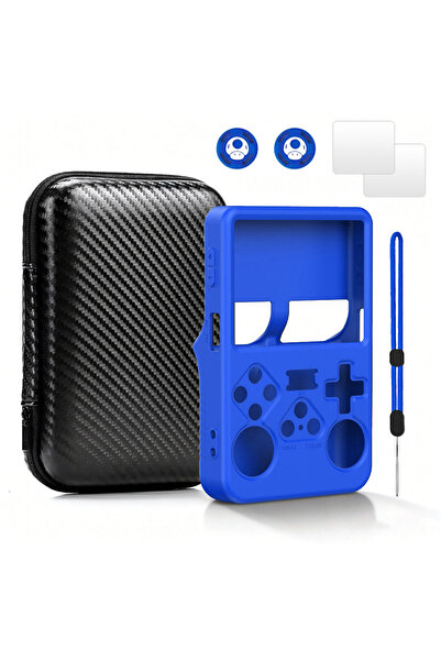 choice2 Blue Portable Storage Bag Silicone Case with Screen Protectors for R3...