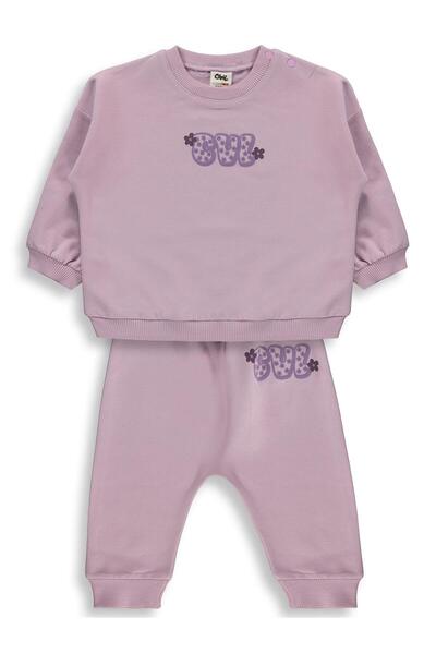 Civil Baby Cvl Printed Basic 6-18 Months Set - Lilac