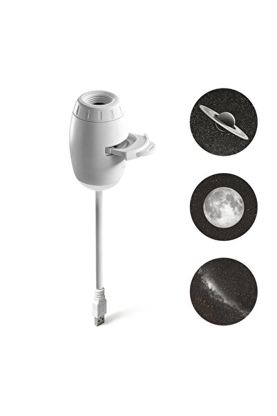 Choice 3 Slide-B 2 In 1 Usb Mini Star Projector Night Light Optional Films St...