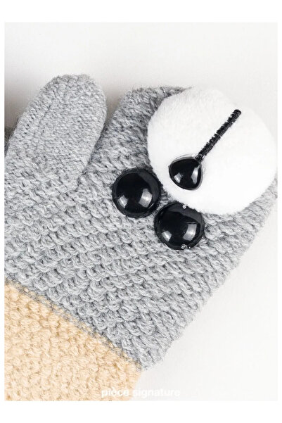 PIECE SIGNATURE 97.1% Acrylic 2.2% Polyamide 0.7% Elastane Baby Boy Gloves (1...