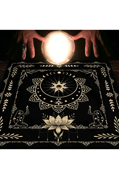 Choice 49x49cm JP116 1pc Tarot tablecloth with your power, snake shaped flora...