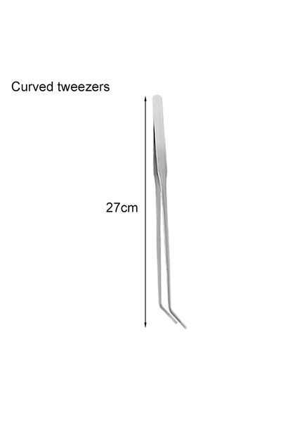 choice2 Curved tweezers Aquarium Scissors Tweezers Tool Fish Tank Plants Wave...