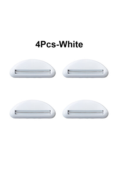 Choice7 4Pcs White Toothpaste Squeezer Manual Squeezed Toothpaste Tube Clips ...