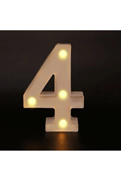 Choice4 4 Number Letter Lamp Luminous Alphabet LED Lights Decororation Night ...