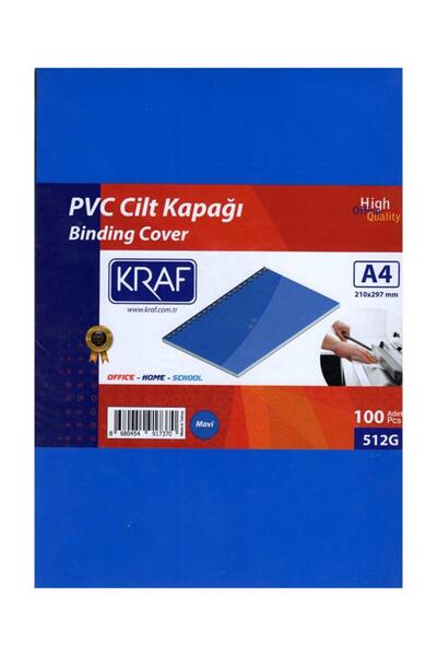 KRAF A4 Mavi Cilt Kapağı 512G