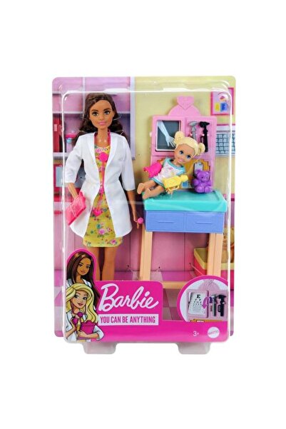 Barbie Ben Büyüyünce Oyun Seti Kahverengi Saçlı Çocuk Doktoru GTN52
