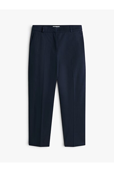Tommy Hilfiger CO SLIM STRAIGHT CHINO Kadın Mavi Pantolon - WW0WW40504
