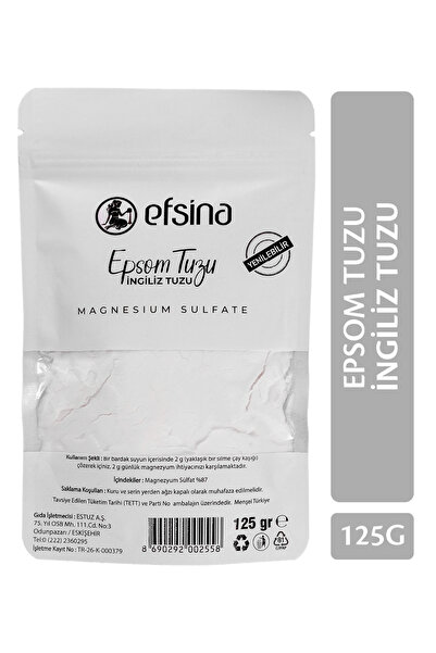Efsina Epsom Tuzu Yenilebilir (İNGİLİZ TUZU) 125 G