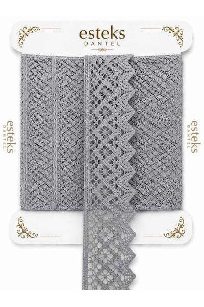 Esteks Dantel ve Tekstil Aksesuarları Pamuk Kopanaki Dantel 5 Metre