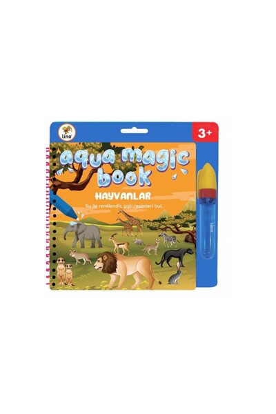 Lino Aqua Magic Book Hayvanlar (sihirli Boyama Kitabı) TFL-1008