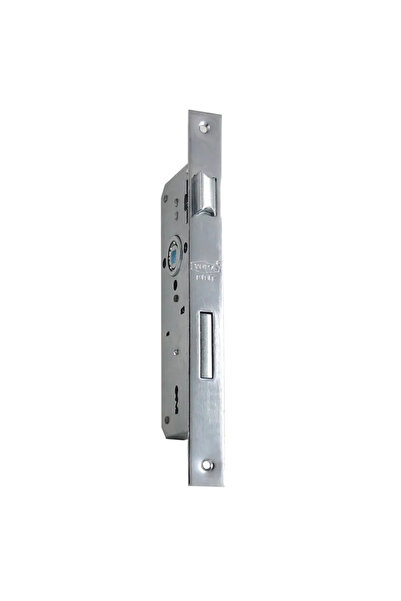 MEKs 35 mm mortise door lock with bearing, nickel finish