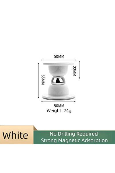 Choice White Silicone Magnetic Door Stopper Anti-Collision Bedroom Study Buff...