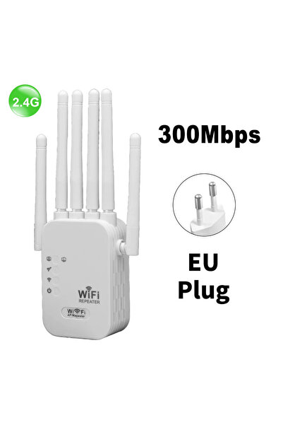 Kebidumei 300Mbps EU Plug 1200Mbps Wireless WiFi Repeater WIFI Extender Signa...