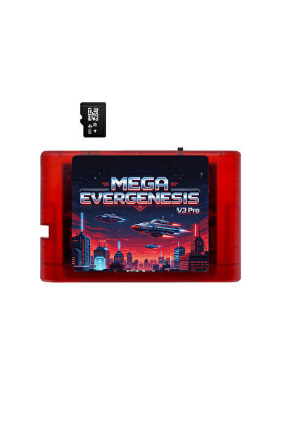 Choice3 خرطوشة فلاش Red Mega EverDrive V3 Pro تحتوي على 3000 لعبة في واحدة لج...