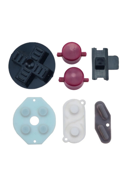 Choice black red button 1set Conductive D-pad Buttons for GameBoy Classic for...