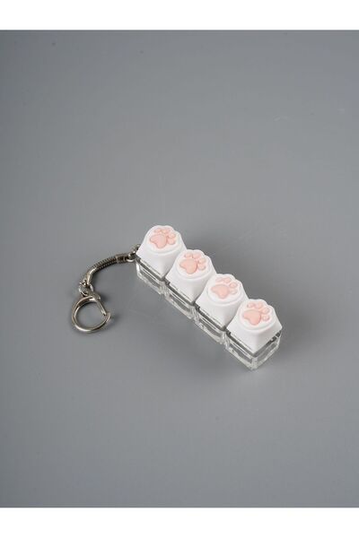 Choice 4leds white Keyboard Keychain LED Light - Stress Anxiety Relief Fidget...