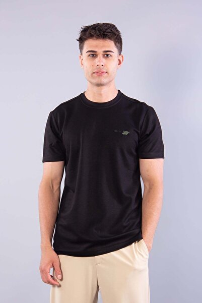 Mckanzie 8342 Modal Overdo Written O-Neck T-Shirt