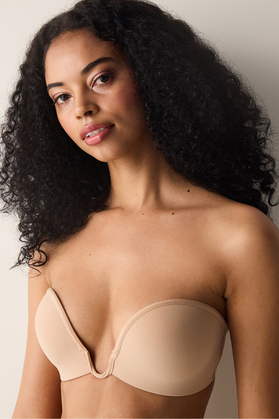 Penti Deep Decollette Beige Bra
