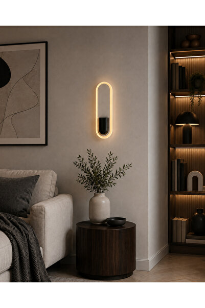 Özcan Aydınlatma 2723-03-19 Torch LED Aplik SİYAH Renk