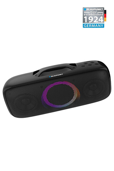 Blaupunkt LS280 Bluetooth Hoparlör Siyah 40W Taşınabilir Kablosuz Ses Bombası IPX4 Suya Dayanıklı TWS USB AUX