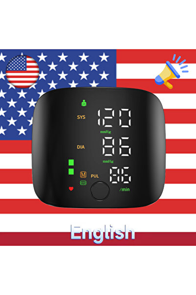 Choice English 2 User Medical Digital Blood Pressure Monitor Blood Pressure M...