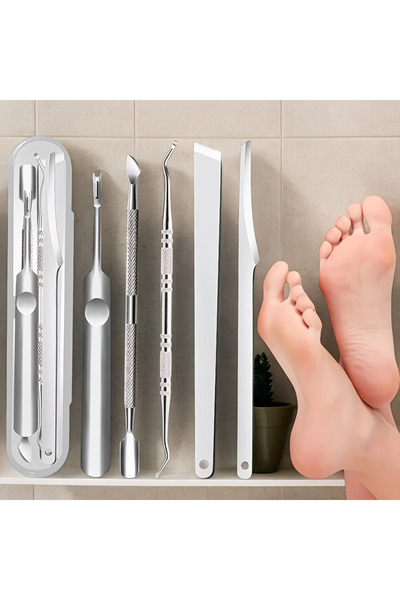 Choice 5pcs 5pcs stainless steel multifunctional foot beauty tools for removi...