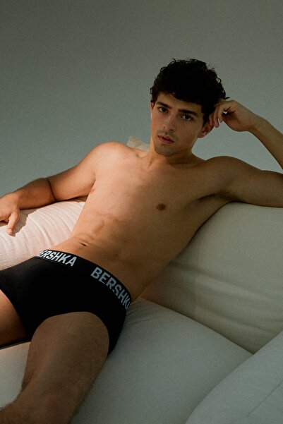 Bershka 3'lü baskılı belli boxer paketi