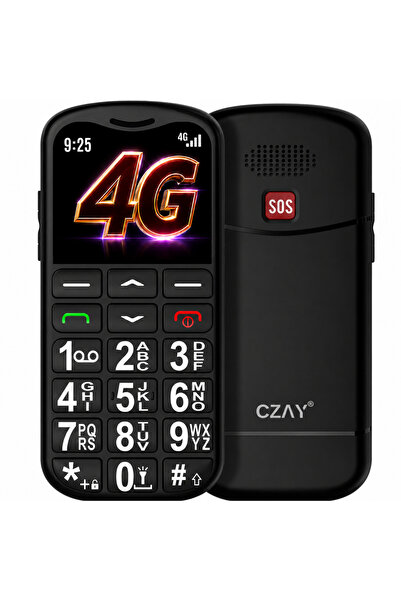 CZAY Telefon Mobil pentru Seniori cu Taste Mari CZAY®,Limba Romana, Volum Put...