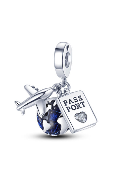 Choice KTC008 925 Silver Travel Airplane Camera Charms Fit Original Bracelet ...