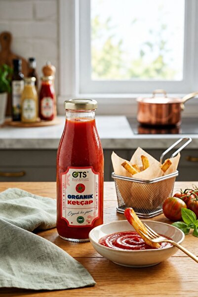 OTS Organik Ketçap 275 gr (Organik Sertifikalı, Pestisit Analizli)