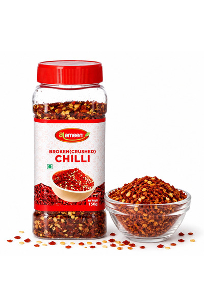 Alameen Al Ameen Broken/Crushed Chilli Bottle 150g