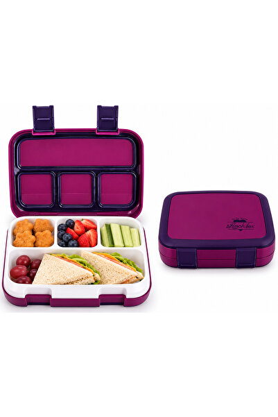 Beni World Beni Kids Bento Lunch Box with 4 Compartments, Leakproof, for Boys...