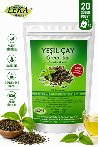 leka baharat Green Tea 20x1.5g Filtered Bag