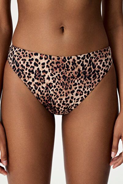 Penti Leopar Desenli Yüksek Bel Bikini Altı