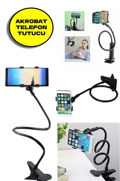 TOYFEST Akrobat Telefon Tutucu Oynar Başlıklı (siyah) (kutusuz)