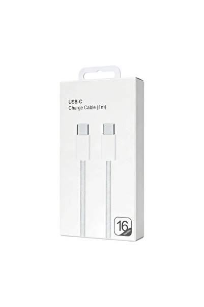 Choice كابل شحن سريع جداً من نوع USB-C إلى USB-C بطول 1 متر، لون رمادي، بقوة ...