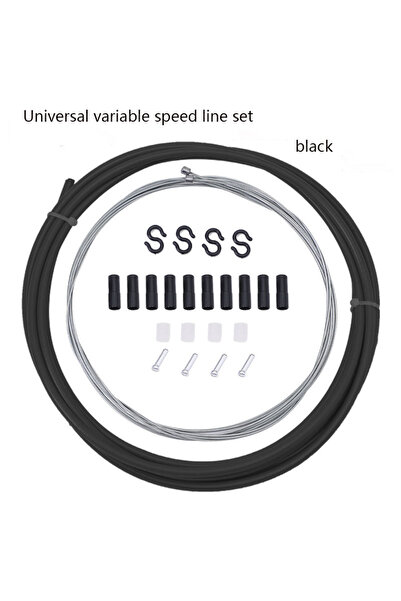 Choice black MUQZI Bike Brake Cable Kit Shifter Cable Set Black Housing Steel...