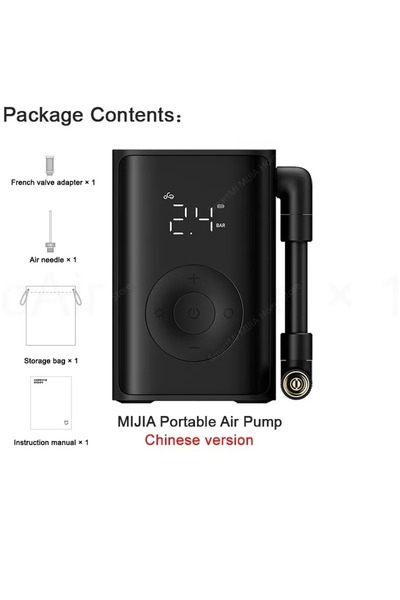 Choice XIAOMI Portable Air Pump NEW MIJIA Portable Electric Air Compressor 15...